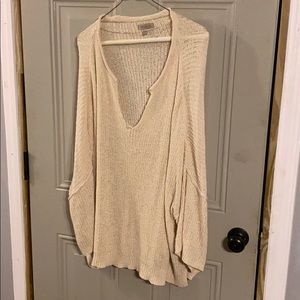 Loose oversized creamy sweater